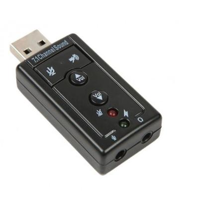 Imagem de Adaptador placa de som usb x 2 j2 (mic/fone)