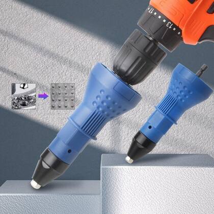 Imagem de Adaptador Rebitadeira Suporte Rebite 4 Bicos 2.44.8mm Para Parafusadeira E Furadeira