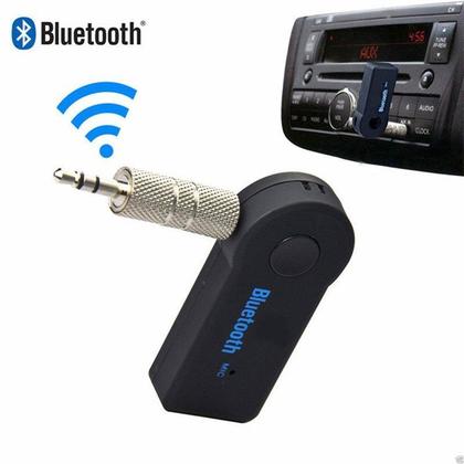 Imagem de Adaptador Receptor Áudio Bluetooth P2 Som Carro C/ Microfone