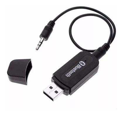 Imagem de Adaptador Receptor Bluetooth P2 Usb Musica Chamada Som Carro