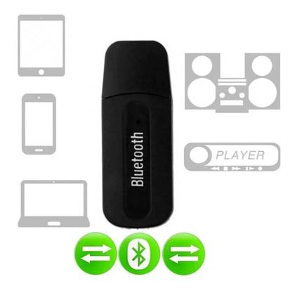 Imagem de Adaptador Receptor Bluetooth P2 Usb Musica Chamada Som Carro