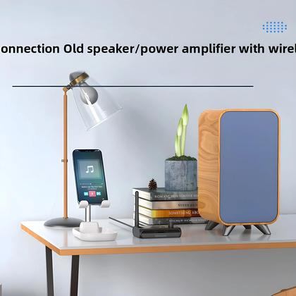 Imagem de Adaptador Receptor De Áudio Sem Fio Bluetooth 5.3 USB U-Disk Com Saída RCA 3.5MM AUX E Conector De