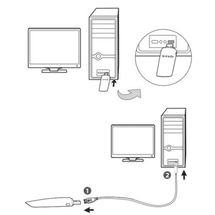 Imagem de Adaptador Rede Tenda U18 Wireless Usb 3.0 Dual Band 2.4ghz e 5ghz