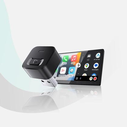 Imagem de Adaptador Sem Fio CarPlay Android Auto OTTOCAST Mini Dot Cube USB Acessórios Para Carros Toyota VW