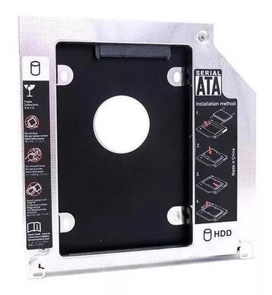 Imagem de Adaptador Ssd Hdd Caddy Gaveta Para Hd Universal (12.7mm)  PARA HD OU SSD 2,5" SATA KP-HD009 - KNUP