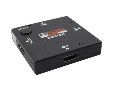 Imagem de Adaptador Switch Hdmi 3X1 Divisor Full Hd 1.4 3D