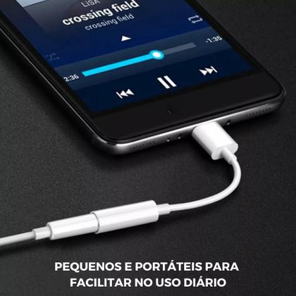 Imagem de Adaptador TIPO C Cabo Fone De Ouvido P2 USB-C