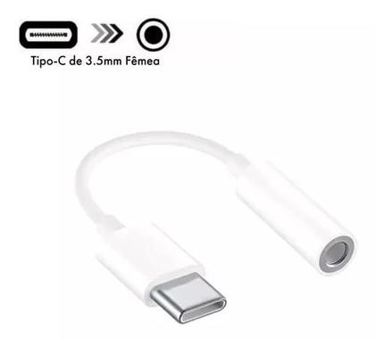 Imagem de Adaptador TIPO C Cabo P2 Fone Ouvido Todos celulares USB-C