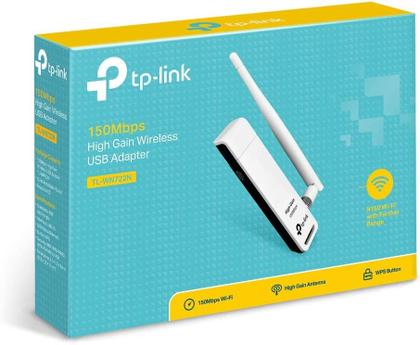 Imagem de Adaptador TL-WN722N TP-Link de Rede USB Wireless 150MBPS - TL-WN722N