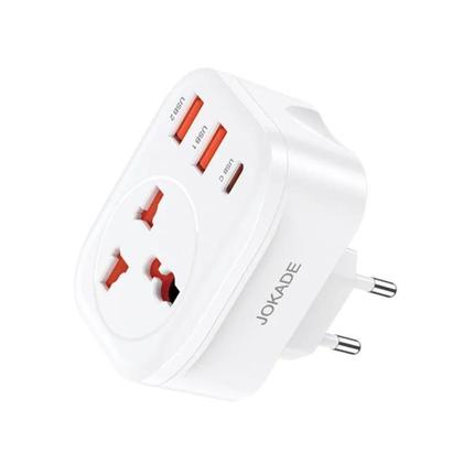 Imagem de Adaptador tomada universal carregador 2 usb a 1 usb-c 12w - OI VIDA