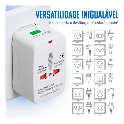 Imagem de Adaptador Tomada Universal com Entrada Multiplug  Kit Econômico