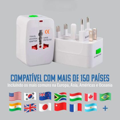 Imagem de Adaptador Tomada Universal com Entrada Multiplug  Kit Econômico