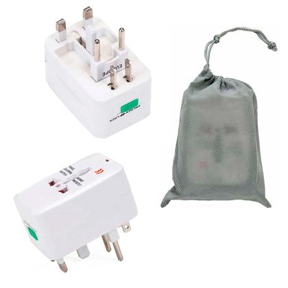 Imagem de Adaptador Tomada Universal Internacional 110v/220v Uk Europa