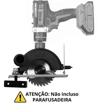 Imagem de Adaptador Transforma Sua Parafusadeira Furadeira Em Serra Circular C/ Disco
