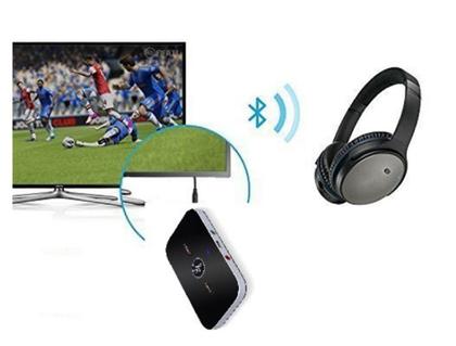 Imagem de Adaptador transmissor e receptor de audio bluetooth 5.0