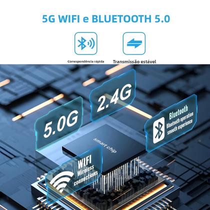 Imagem de Adaptador Universal 2 Em 1 Com Fio E Sem Fio Para Carplay E Android Auto, Mini Box Bluetooth WiFi