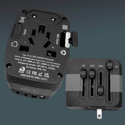 Imagem de Adaptador Universal com 2 USB e 2 USBC