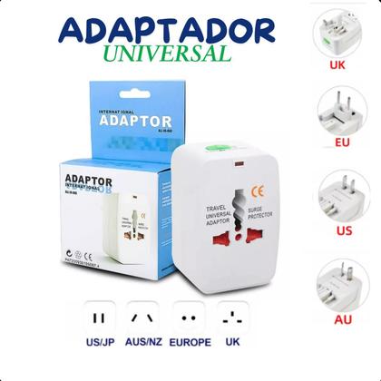 Imagem de Adaptador Universal Profissional para Viagens Globais