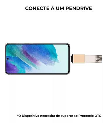 Imagem de Adaptador Usb 3.0 Fêmea Tipo C Para Usb 3.1 Otg Aluminio Celular Tablet Pen drive