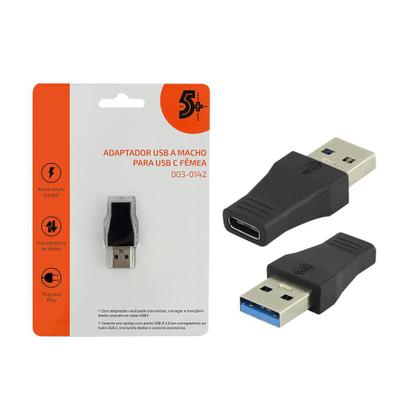 Imagem de Adaptador usb 3.0 macho para usb-c 5+ 003-0142