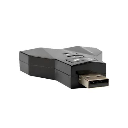 Imagem de Adaptador Usb Áudio 7.1 Microfone Fone Pc Notebook Plug&Play