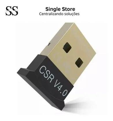 Imagem de Adaptador Usb Bluetooth 4.0 Csr Dongle Para Pc Notebook 20m