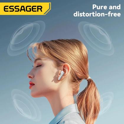 Imagem de Adaptador Usb Bluetooth 5.3 Essager Pc Laptop Fone Dual Note