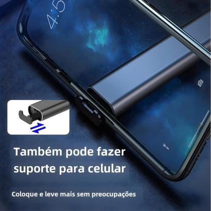 Imagem de Adaptador USB-C 9 em 1 Multifuncional - Cabo de Dados, Leitor de Cartões SIM e TF