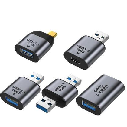 Imagem de Adaptador USB-C para USB 3.1 OTG - Macho/Fêmea para PC, Laptop e Disco Rígido