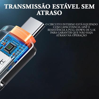 Imagem de Adaptador Usb Tipo C Macho P/ Usb 3.0 Fêmea Celular Mcdodo