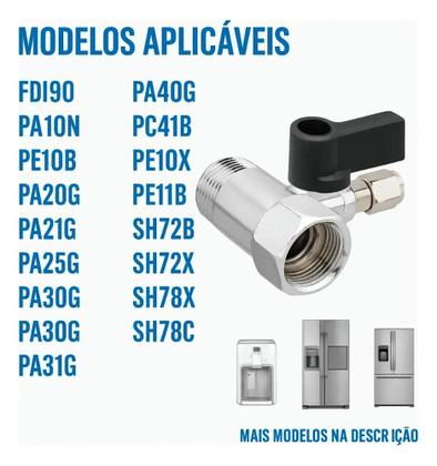 Imagem de Adaptador Válvula Conexão Filtro Purificador Água Electrolux Original