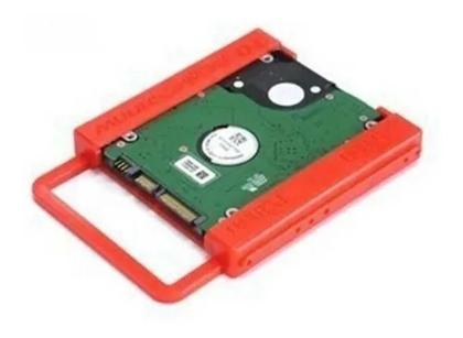 Imagem de Adaptador VERMELHO Suporte Bandeja DISCO Rígido De 2.5 SSD