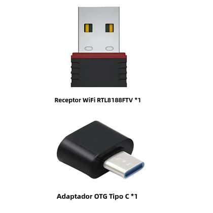 Imagem de Adaptador WiFi USB E Adaptador OTG Tipo C Para Console De Jogos Retro R36S R36H R36 R36PLUS