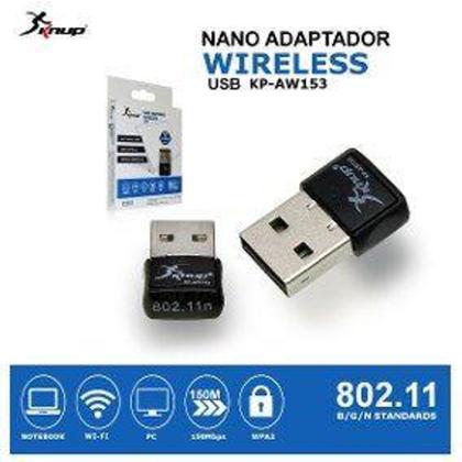 Imagem de Adaptador Wireless Sknup USB 2.0 150 MBPS Preto