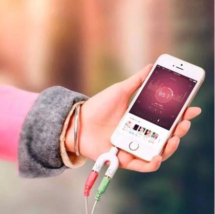Imagem de Adaptador Y Splitter Fone e Microfone Headset P2 x P3