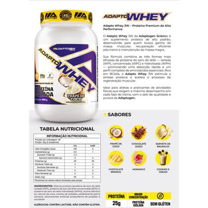Imagem de Adapto Whey - 900g - Adaptogen