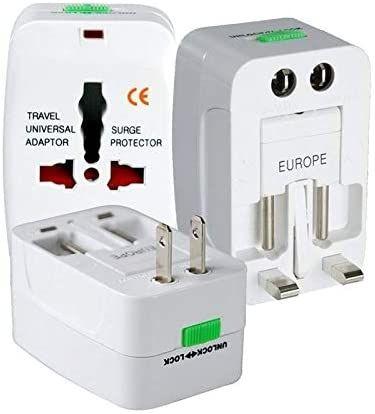 Imagem de Adaptor International All-in-one Universal Tomadas EUA ASIA