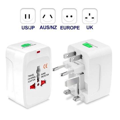 Imagem de Adaptor International All-in-one Universal Tomadas EUA ASIA