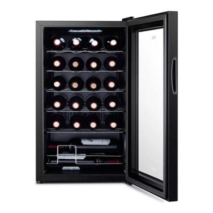 Imagem de Adega 24 Garrafas Climatizada Painel Touch EAC24G 220V com Abridor Elétrico Preto EOS