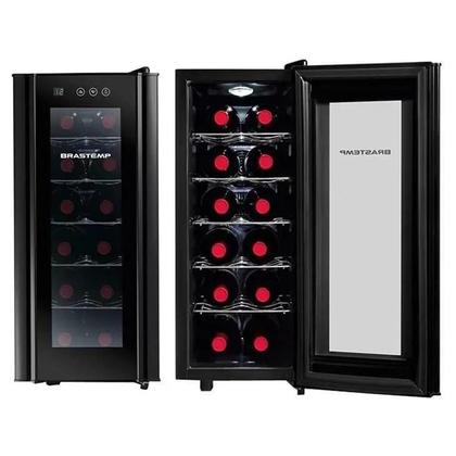 Imagem de Adega Brastemp 12 Garrafas com painel touch BZC12BE 220V