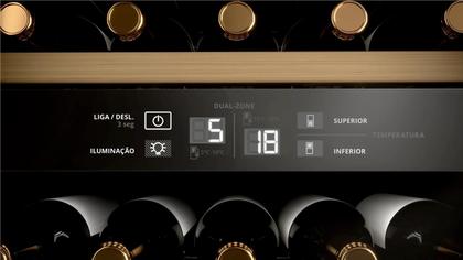 Imagem de Adega Brastemp Dual Zone 33 Garrafas - BZB33BE