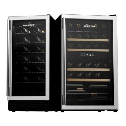 Imagem de Adega Brastemp Dual Zone 33 Garrafas - BZB33BE