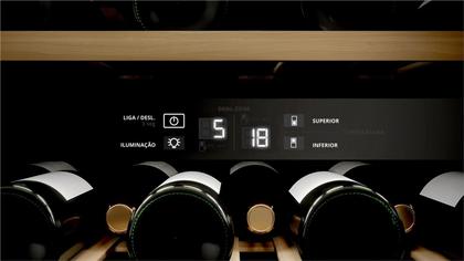 Imagem de Adega Brastemp Gourmand Dual Zone 51 Garrafas - BZB51AE