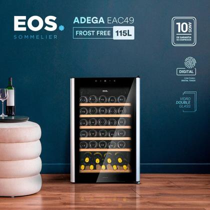 Imagem de Adega Climatizada 49 Garrafas EOS Premium com Painel Touch e Compressor EAC49E 110V