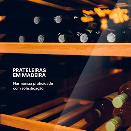 Imagem de Adega Climatizada de Embutir 85 Garrafas EOS Premium com Compressor EAC85 220V