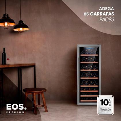Imagem de Adega Climatizada de Embutir 85 Garrafas EOS Premium com Compressor EAC85 220V