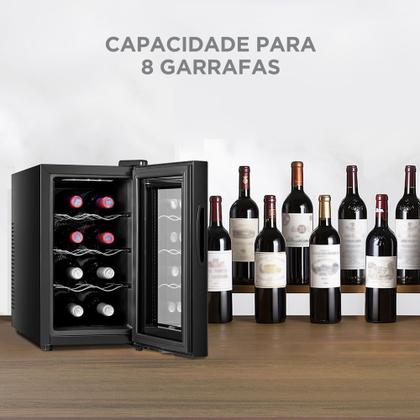 Imagem de Adega Climatizada de Vinho 8 Garrafas Bivolt Midea