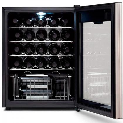 Imagem de Adega Climatizada de Vinhos Midea 24 Garrafas com Painel Tou