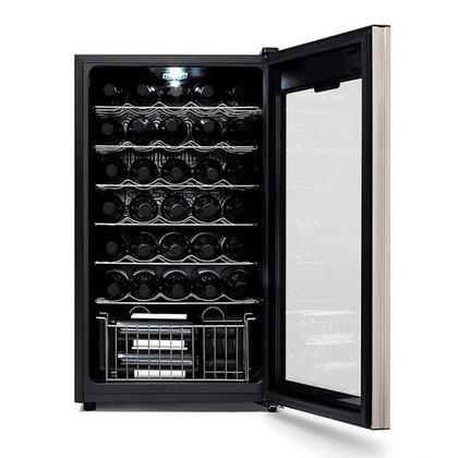 Imagem de Adega Climatizada de Vinhos Midea 34 Garrafas Preto 220V WBB342