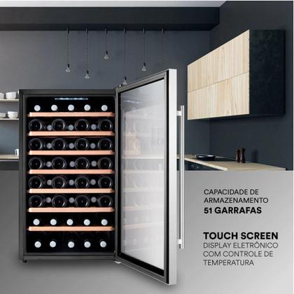 Imagem de Adega Climatizada EOS Premium EAC51M 51 Garrafas 220V